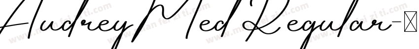 Audrey Med Regular字体转换